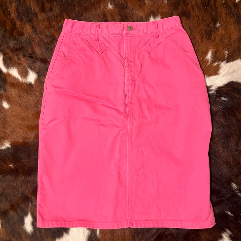 Vintage Pink Wrangler skirt - Picture 2 of 2
